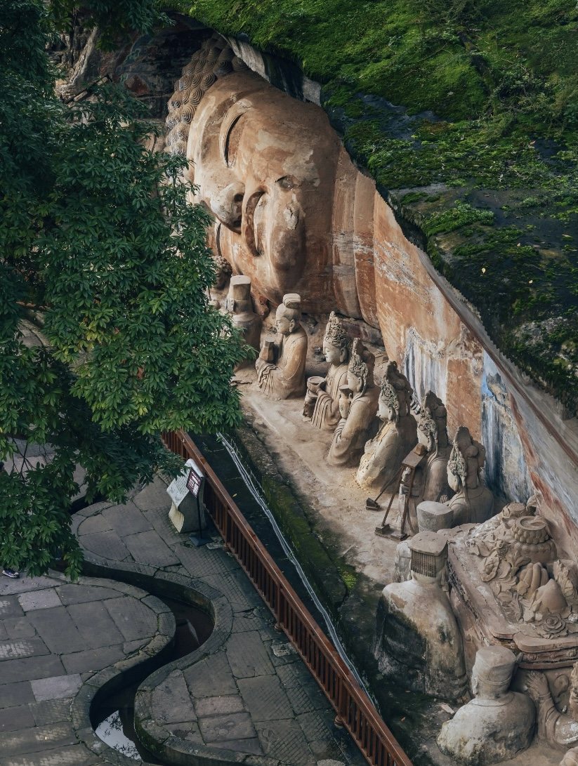 Dazu Rock Carvings cliff-face Buddhist sculptures