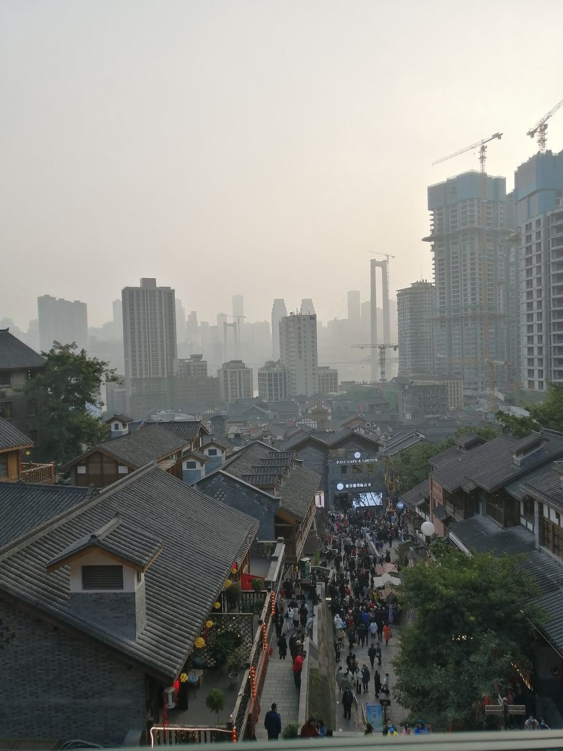 Shibati old street area in Chongqing