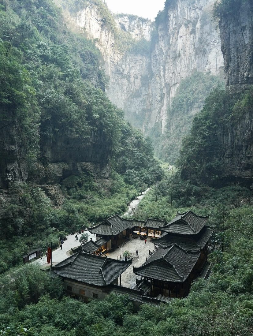 Wulong Karst Three Natural Bridges stone arches